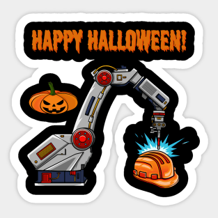 Robot Arm #2 Halloween Edition Sticker